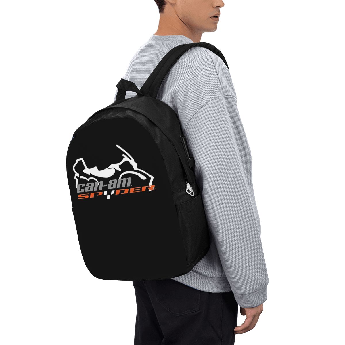 Laptop Bag - Can-Am BRP Motorcycle Backpack Travel Notebook