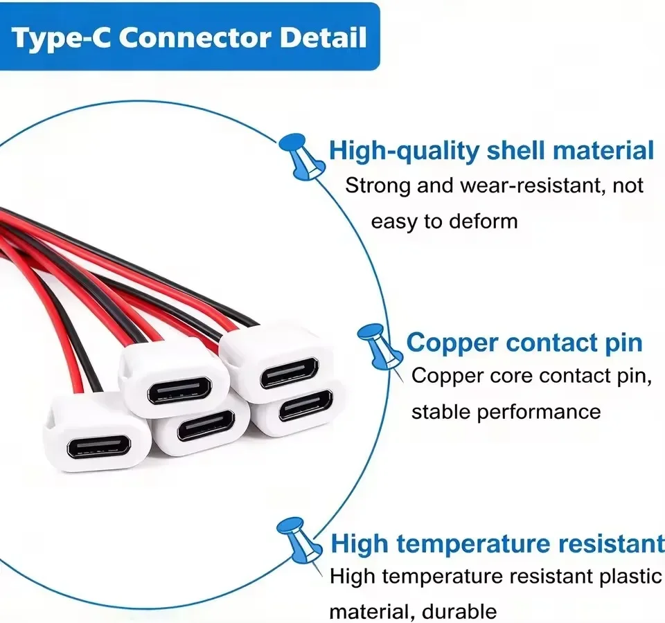 2P Type-C Female 2Pin USB Conn - огляд і ціна Usb Hub