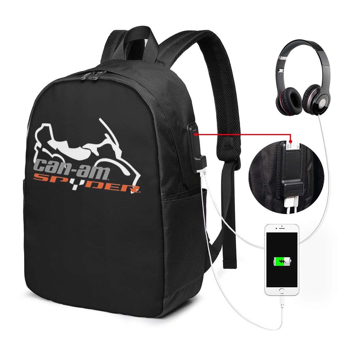 Can-Am BRP Motorcycle Backpack - огляд і ціна Laptop Bag