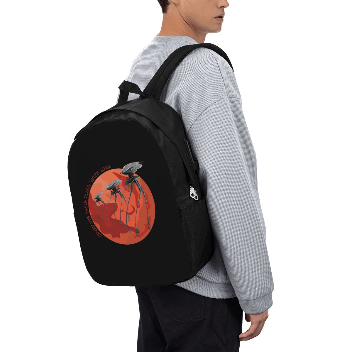 War Of The Worlds Drawing Thei - огляд і ціна Laptop Bag