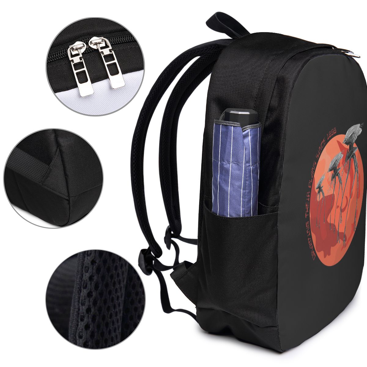 War Of The Worlds Drawing Thei - огляд і ціна Laptop Bag