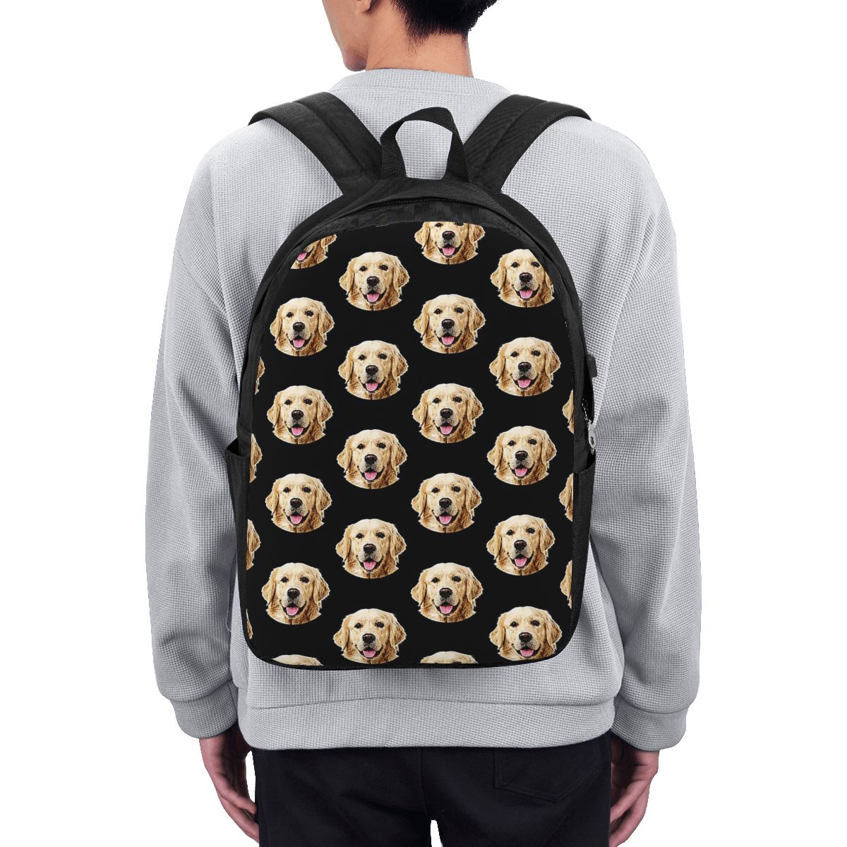Funny Golden Retriever Face Po - огляд і ціна Laptop Bag