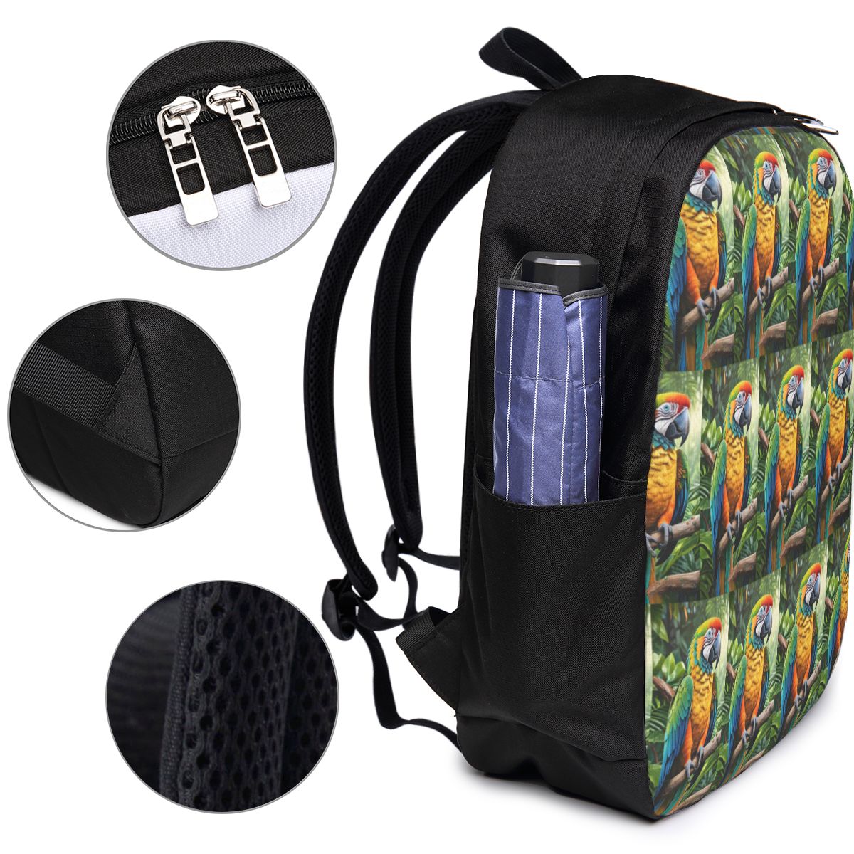 Cute Macaw Parrots Backpack Tr - огляд і ціна Laptop Bag